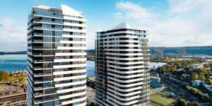 Renders of the project by Sydney developer ALAND and IHG Hotels&Resorts to open a voco hotel at its landmark mixed-use development in Gosford,Archibald by ALAND.