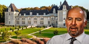 Australian former executive returns from French'castle'to quarantine and a criminal investigation