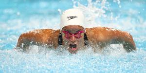 Kaylee McKeown competes in the women’s 200m individual medley final at the Australian Open Championships. 