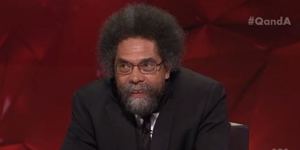 US academic Cornel West,now a presidential candidate,appears on the ABC’s Q&A in 2018.