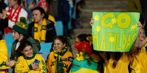 Matildas fans now span all age groups.