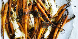 Danielle Alvarez recipe:Â Brown butter and citrus roasted carrots.