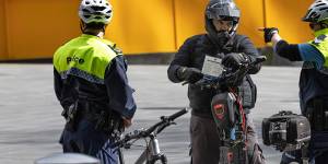 Officers give out another fine,this time to the rider of a privately-owned scooter,which can only be used on private property.