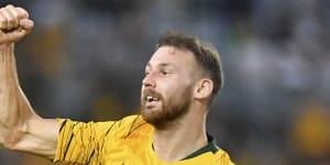 Socceroos vs Lebanon live:Boyle steals show on Cahill's victory lap