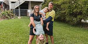 Jaya Roche and Cory Lowe bought their former rental home in Murwillumbah for $200.