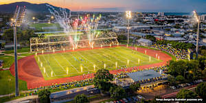 Barlow Park in Cairns will be upgraded to a permanent 15,000-capacity stadium.