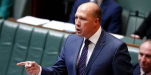 Immigration Minister Peter Dutton has repeatedly defended the visa changes.