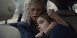 Campion’s daughter,Alice Englert,right,starred alongside Nicole Kidman in Top of the Lake:China Girl.