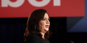 Palaszczuk resurrects the spectre of Campbell Newman at Labor launch