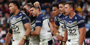 The Cowboys pulled off a stunning upset over the Roosters on Sunday.