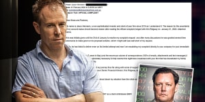 Jason Hermann and the email he sent about Kris Ridgway.
