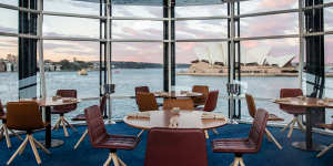 Quay 2.0 features new carpet and custom-designed chairs that reference the sails of the Opera House.