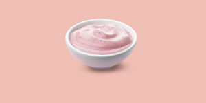 Fruit yoghurt.