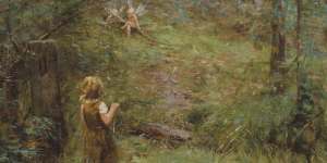 Frederick McCubbin’s What the Little Girl Saw in the Bush (1904).