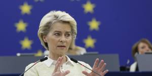 Does not approve:European Commission president Ursula von der Leyen.