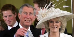 Prince Harrry writes that he lived with his father Charles and stepmother Camilla before moving out.