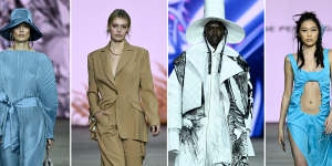 The Next Gen at Australian Fashion Week. Asiyam,Clea,Not a Man’s Dream and Phoebe Pendergast.