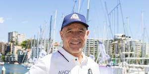 James Mayo,co-skipper of one of the fastest maxi yachts in the world,Master Lock Comanche.