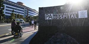 Police officer stabbed with ‘large pair of scissors’ moved to Brisbane hospital