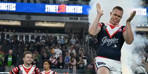 The Roosters took on the Broncos at Allegiant Stadium in Las Vegas on Sunday.