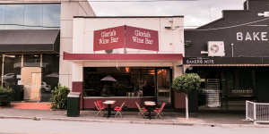Gloria's wine bar on Burke Road,the former boundary of the dry zone.