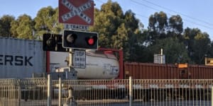 Early Perth commuters forced to jump out of car before it was hit by train