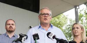 Prime Minister Scott Morrison came under fire for his response to the floods.