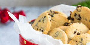 Simple baking from the heart:Cranberry shortbread calls for only five ingredients.