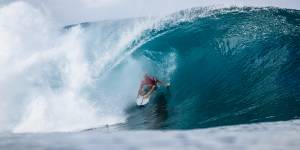 Surfing great Kelly Slater won his first Pipeline at the famous surf reef break located in Hawaii in 1992 and has now done so again in 2022. 