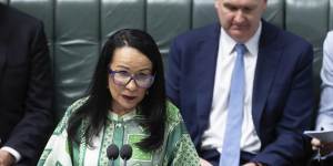 Minister for Indigenous Australians Linda Burney rejected claims the Voice would trigger reparations. 