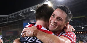 Retired NRL superstar Cronk helping AFL's GWS move on from grand final loss