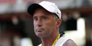 File photo from 2015 of disgraced athletics coach Alberto Salazar.