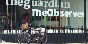 The Guardian’s offices in London.