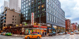 Katz’s Delicatessen,a New York institution since 1888.