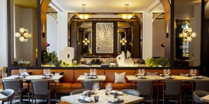 Glamorous Brasserie 1930 serves modern classics highlighting small-batch farmers and growers