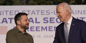 ‘Not backing down’:At G7,Biden commits to long-term defence of Ukraine