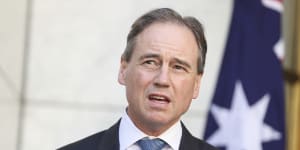 Health Minister Greg Hunt last month rejected Labor’s claims the government was too slow to engage with Pfizer executives.