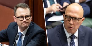 NSW senator Andrew Bragg is among a handful of Liberals who have put their hand up to replace shadow assistant treasurer Stuart Robert.