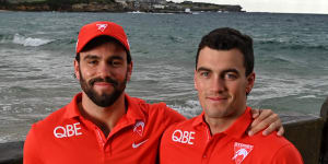 Paddy and Tom McCartin are about to play a grand final together for Sydney.