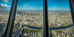 Tokyo Skytree has a mind-boggling outlook over one of the world’s megacities.
