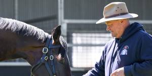 Tony McEvoy and Veight,ahead of Saturday’s Coolmore Stud Stakes.