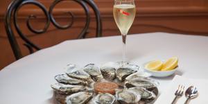 As cost of living bites,oysters and Champagne are no longer an option. 