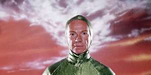 A bald-headed alien:actor Ray Walston in My Favorite Martian.