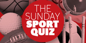 Sunday Age sport quiz:Alex de Minaur’s chance to boast and the AFL club with a NZ connection