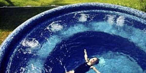 The giant jacuzzi at Rick's Place in Mollymook. Photo:Belinda Russell.