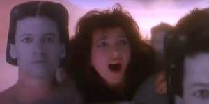 Kate Bush in the Running Up That Hill film clip.