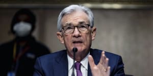Fed chair Jerome Powell has been heavily criticised for not acting sooner to fight oinflation. 