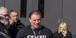 CFMEU boss John Setka in June.