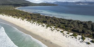 Discover some of Tasmania’s best beachces on Maria Island.