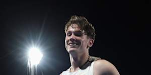 Lachie Kennedy ran the second fastest 100m ever by an Australian on Friday night in Sydney.
